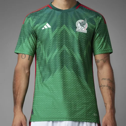 Adidas Mexico 2022/23 Men's Home Shirt - Image 3