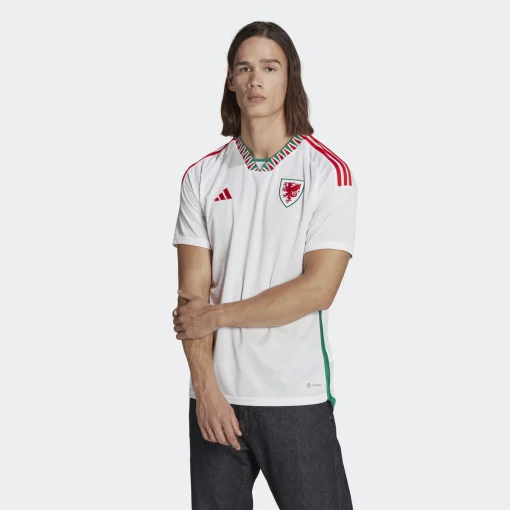 Adidas Wales 2022/23 Men's Away Shirt - Image 3