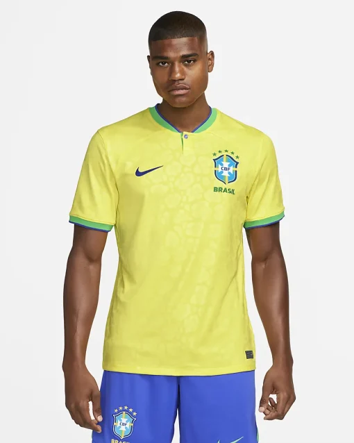 Nike Brazil 2022/23 Men's Home Shirt - Image 2