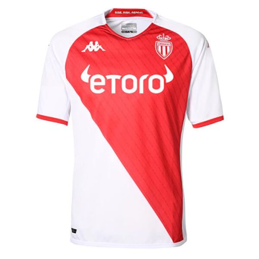 Kappa AS Monaco 2022/23 Men's Home Shirt