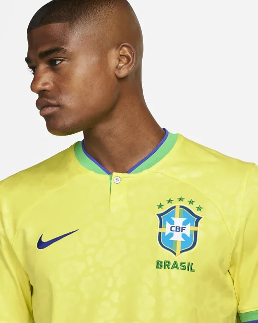 Nike Brazil 2022/23 Men's Home Shirt - Image 4