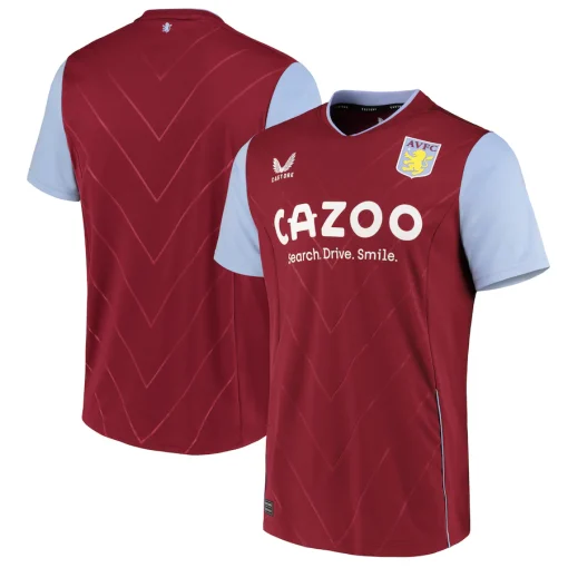 Castore Aston Villa 2022/23 Men's Home Shirt - Image 3