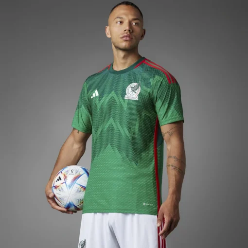 Adidas Mexico 2022/23 Men's Home Shirt - Image 2