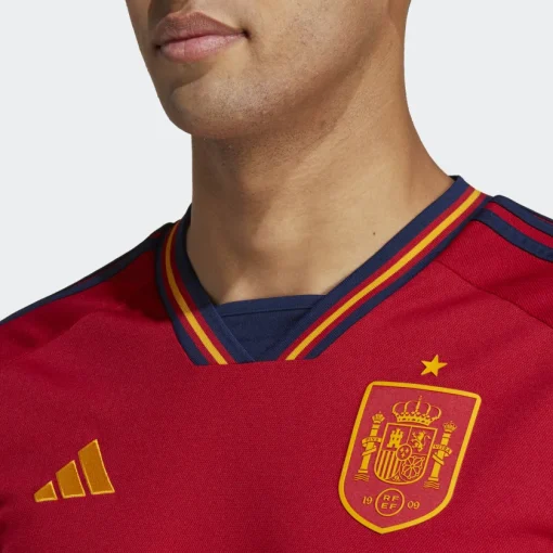 Adidas Spain 2022/23 Men's Home Shirt - Image 5