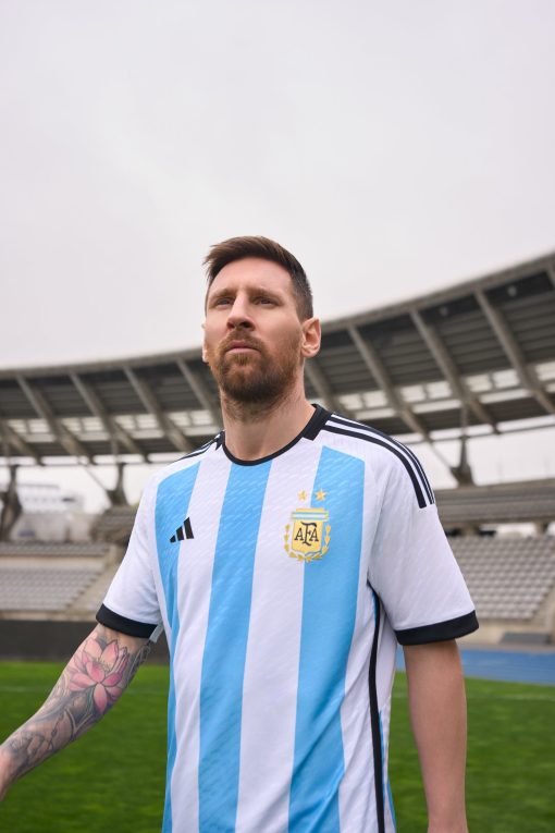 Adidas Argentina 2022/23 Men's Home Shirt - Image 4