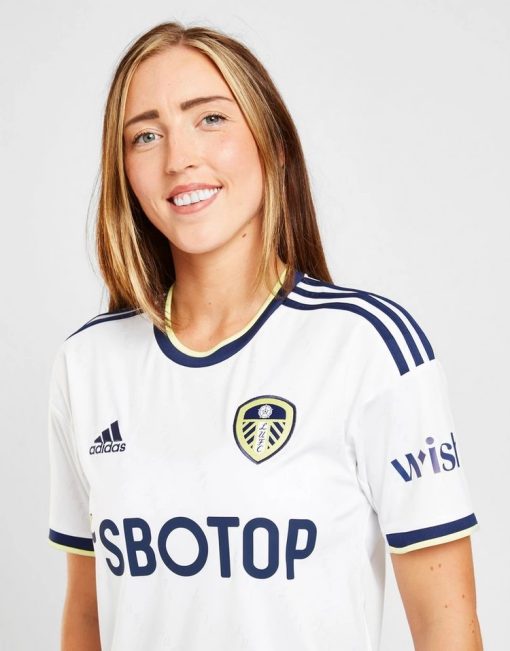 Adidas Leeds United 2022/23 Women's Home Shirt - Image 2