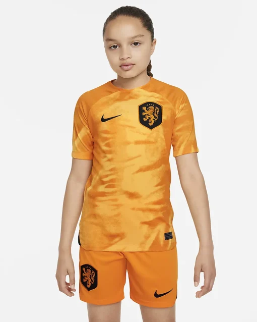 Nike Netherlands 2022/23 Youth Home Shirt