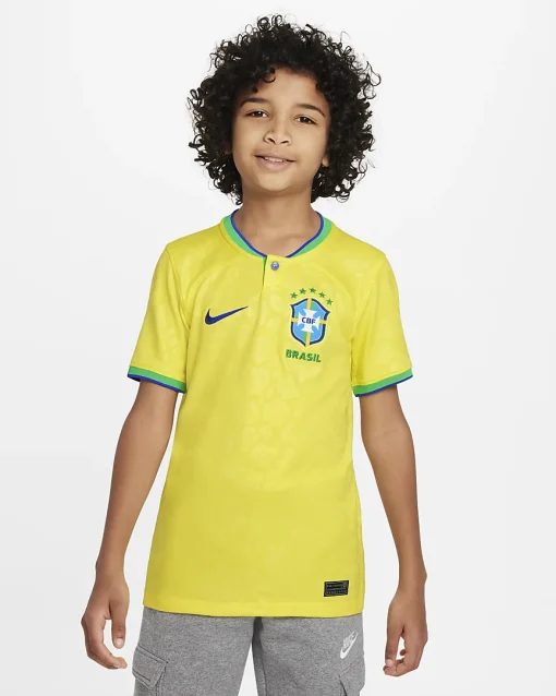 Nike Brazil 2022/23 Youth Home Shirt