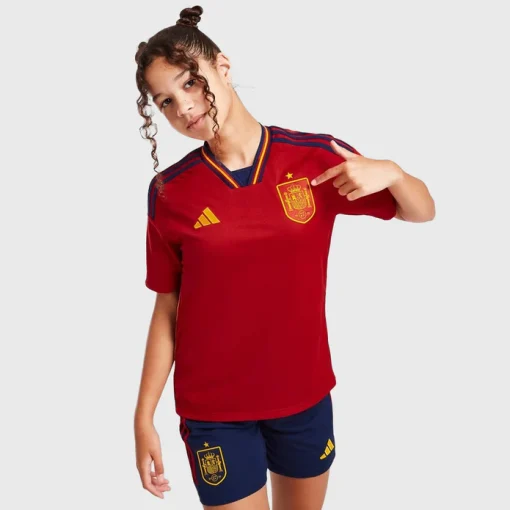 Adidas Spain 2022/23 Youth Home Shirt