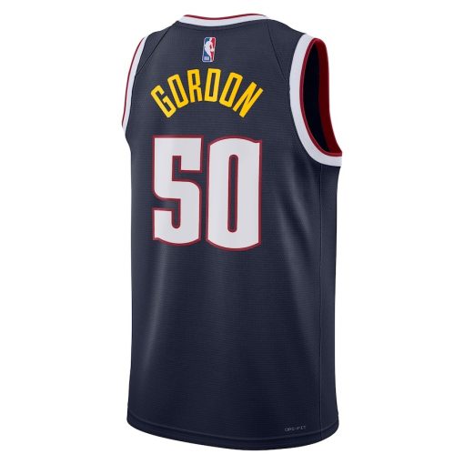 Nike Denver Nuggets #50 Aaron Gordon Unisex Swingman Jersey - Icon Edition - Navy - Image 2