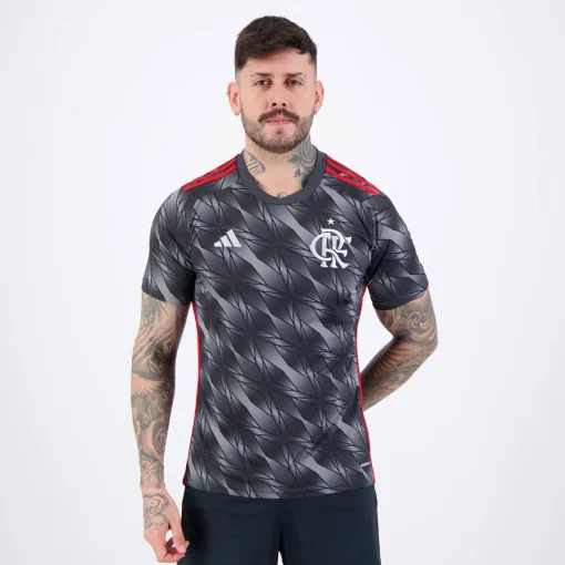 Adidas Flamengo 2024/25 Youth Third Shirt - Image 3