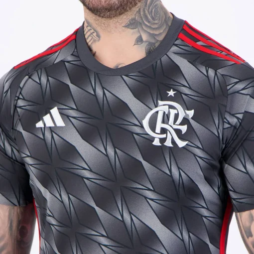 Adidas Flamengo 2024/25 Youth Third Shirt - Image 7