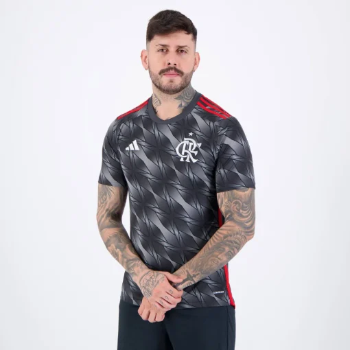 Adidas Flamengo 2024/25 Youth Third Shirt - Image 5