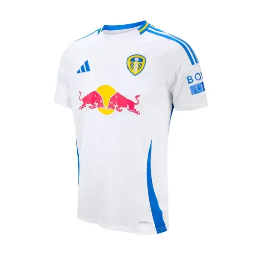 Adidas Leeds United 2024/25 Men's Home Shirt - Image 5