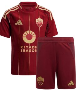 Adidas Roma 2024/25 Infant Home Shirt & Shorts Set
