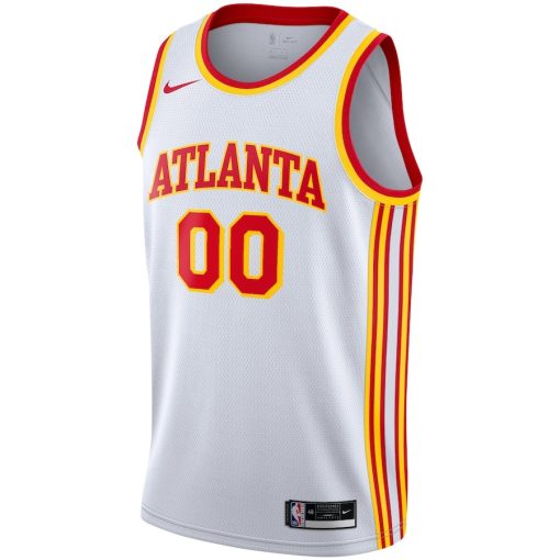 Nike Atlanta Hawks Custom Unisex Swingman Jersey - Association Edition - White