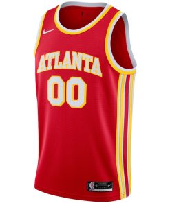 Nike Atlanta Hawks Custom Unisex Swingman Jersey - Icon Edition - Red