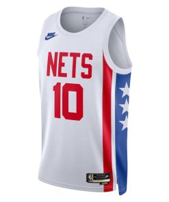 Nike Brooklyn Nets #10 Ben Simmons Unisex Swingman Jersey - Classic Edition - White