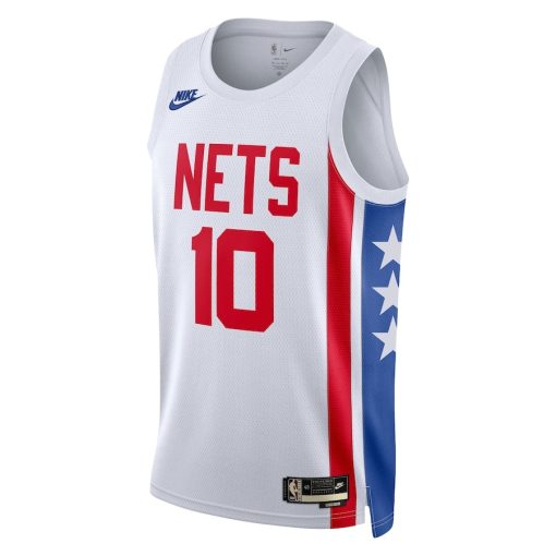 Nike Brooklyn Nets #10 Ben Simmons Unisex Swingman Jersey - Classic Edition - White