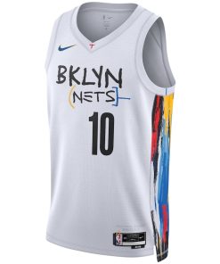 Nike Brooklyn Nets #10 Ben Simmons Unisex  Swingman Jersey - City Edition - White