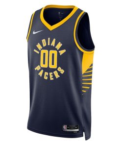 Nike Indiana Pacers #00 Bennedict Mathurin Unisex Swingman Jersey - Icon Edition - Navy