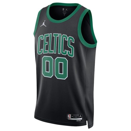 Jordan Boston Celtics  Unisex  Swingman Custom Jersey - Statement Edition - Black