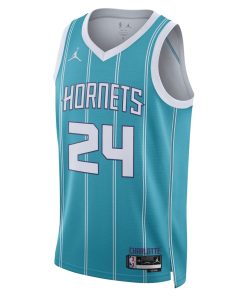 Nike Charlotte Hornets #24 Brandon Miller Unisex NBA Draft Swingman Jersey - Icon Edition - Teal