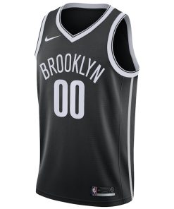 Nike Brooklyn Nets Custom Unisex Swingman Jersey - Icon Edition - Black