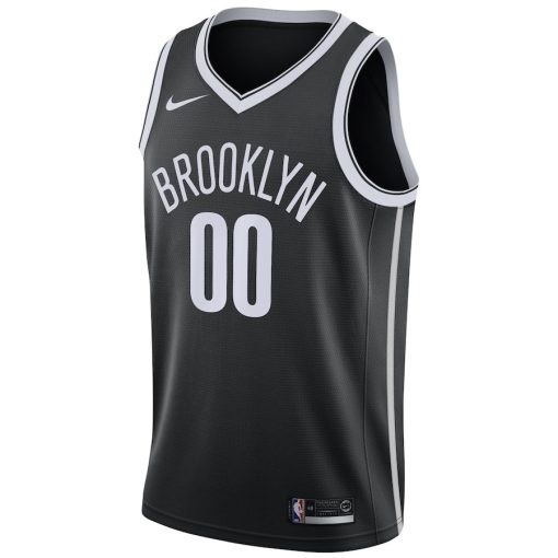 Nike Brooklyn Nets Custom Unisex Swingman Jersey - Icon Edition - Black