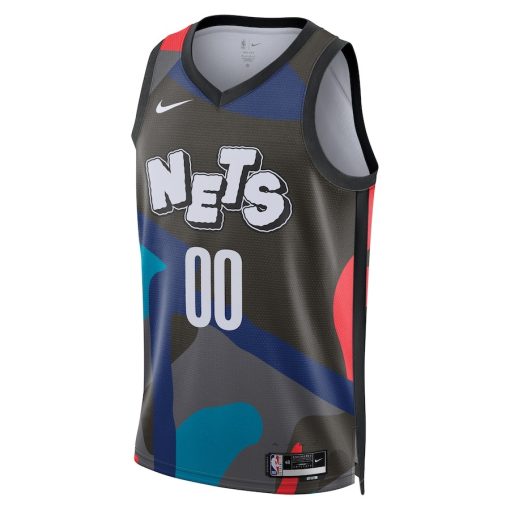 Nike Brooklyn Nets Custom Unisex Swingman Jersey - City Edition - Black