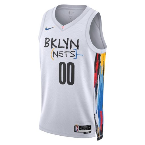 Nike Brooklyn Nets Custom Unisex Swingman Jersey - City Edition - White