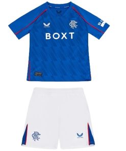 Castore Rangers 2024/25 Infant Home Shirt & Shorts Set