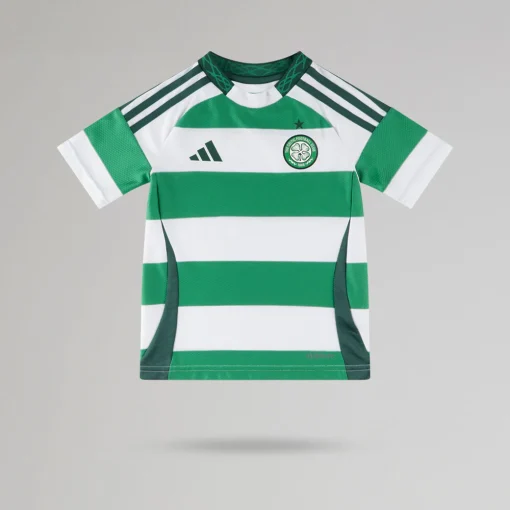 Adidas Celtic 2024/25 Infant Home Shirt & Shorts Set - Image 2