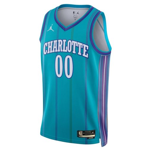 Jordan Charlotte Hornets Custom Unisex Swingman Jersey - Classic Edition - Teal