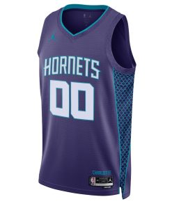 Jordan Charlotte Hornets Custom Unisex Swingman Jersey - Statement Edition - Teal