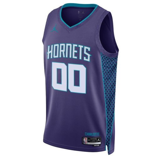 Jordan Charlotte Hornets Custom Unisex Swingman Jersey - Statement Edition - Teal