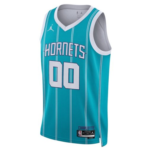 Jordan Charlotte Hornets Custom Unisex Swingman Jersey - Icon Edition - Teal