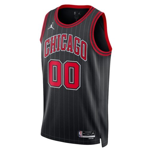 Jordan Chicago Bulls Custom Unisex Swingman Jersey - Statement Edition - Black