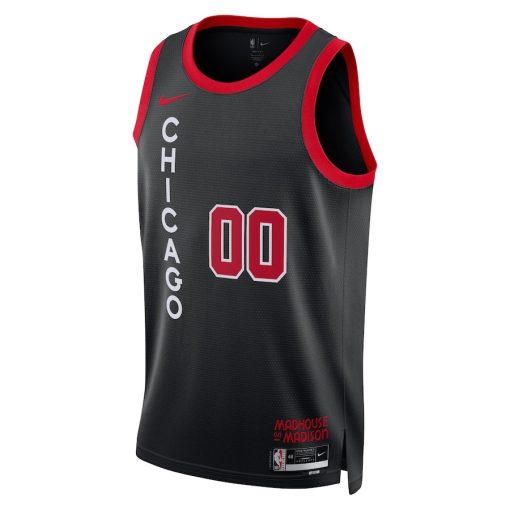 Nike Chicago Bulls Unisex Custom Swingman Jersey - City Edition - Black
