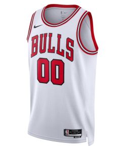 Nike Chicago Bulls Custom Unisex Swingman Jersey - Association Edition - White