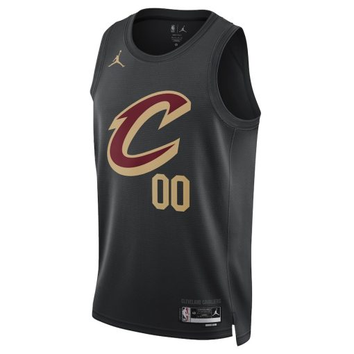 Jordan Cleveland Cavaliers Custom Unisex Swingman Jersey - Statement Edition - Black