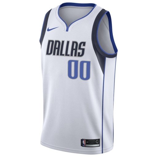 Nike Dallas Mavericks Custom Unisex Swingman Jersey - Association Edition - White