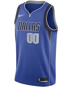 Nike Dallas Mavericks Custom Unisex Swingman Jersey - Icon Edition - Blue