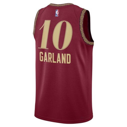 Nike Cleveland Cavaliers #10 Darius Garland Unisex Swingman Jersey - City Edition - Wine - Image 2