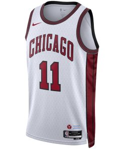 Nike Chicago Bulls #11 DeMar DeRozan Unisex  Swingman Jersey - City Edition - White