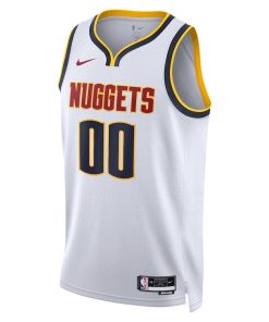 Nike Denver Nuggets Custom Unisex Swingman Jersey - Association Edition - White