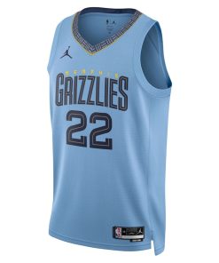 Jordan Memphis Grizzlies #22 Desmond Bane Unisex Swingman Jersey - Statement Edition - Light Blue