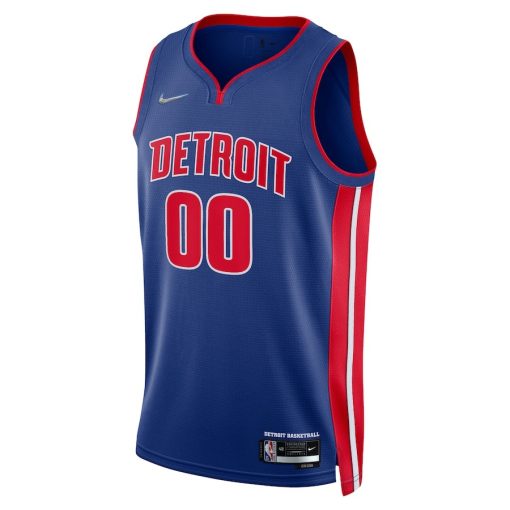 Nike Detroit Pistons Custom Unisex Swingman Jersey - Icon Edition - Blue