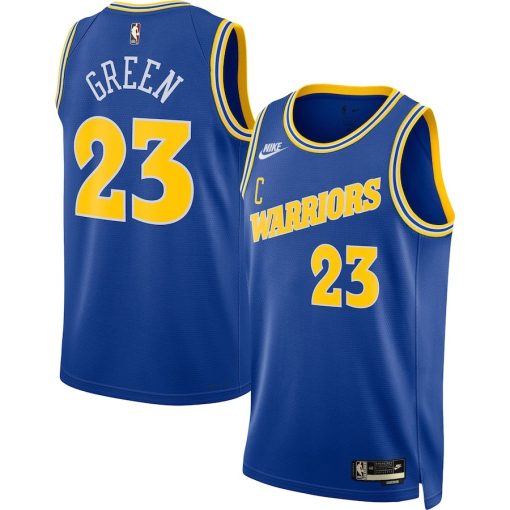 Nike Golden State Warriors #23 Draymond Green Unisex Swingman Jersey - Classic Edition - Blue - Image 3