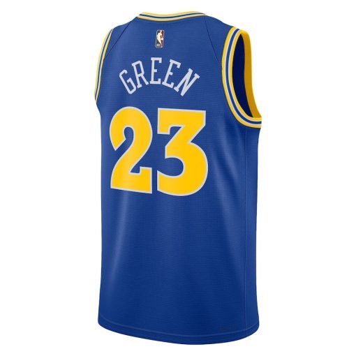 Nike Golden State Warriors #23 Draymond Green Unisex Swingman Jersey - Classic Edition - Blue - Image 2